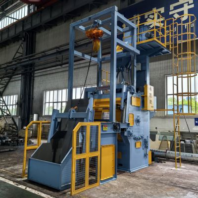 SQ3212自動(dòng)上下料履帶拋丸機(jī)（1次拋1噸）